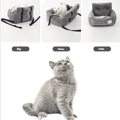 Travel Dog Car Seat Cover Folding Hammock Cat Puppy Bag Safe Carry House Dog Seat Bag Basket Pet Car Travel Product Dog Car Seat
